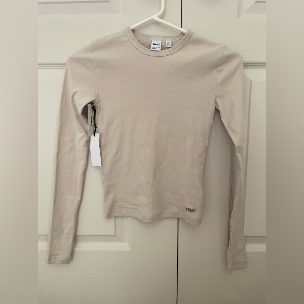 TNA Cream Long Sleeve Tee